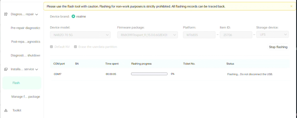 Lazy Login Tool - Realme Auth Flashing Tool 11 10 1